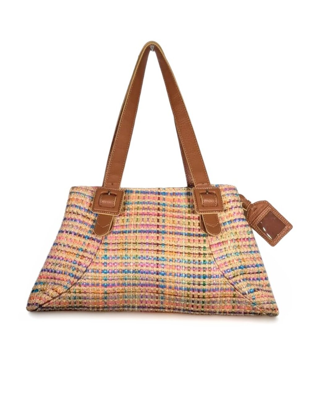 Liz Claibourne Multicolor Woven Satchel